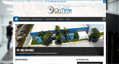 Desktop Screenshot of ontimegraphics.com.mx